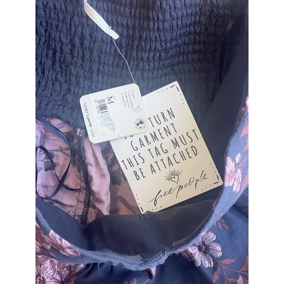 Free People Matilda Mini Dress Fit and Flare Floral Size Medium - Picture 6 of 7